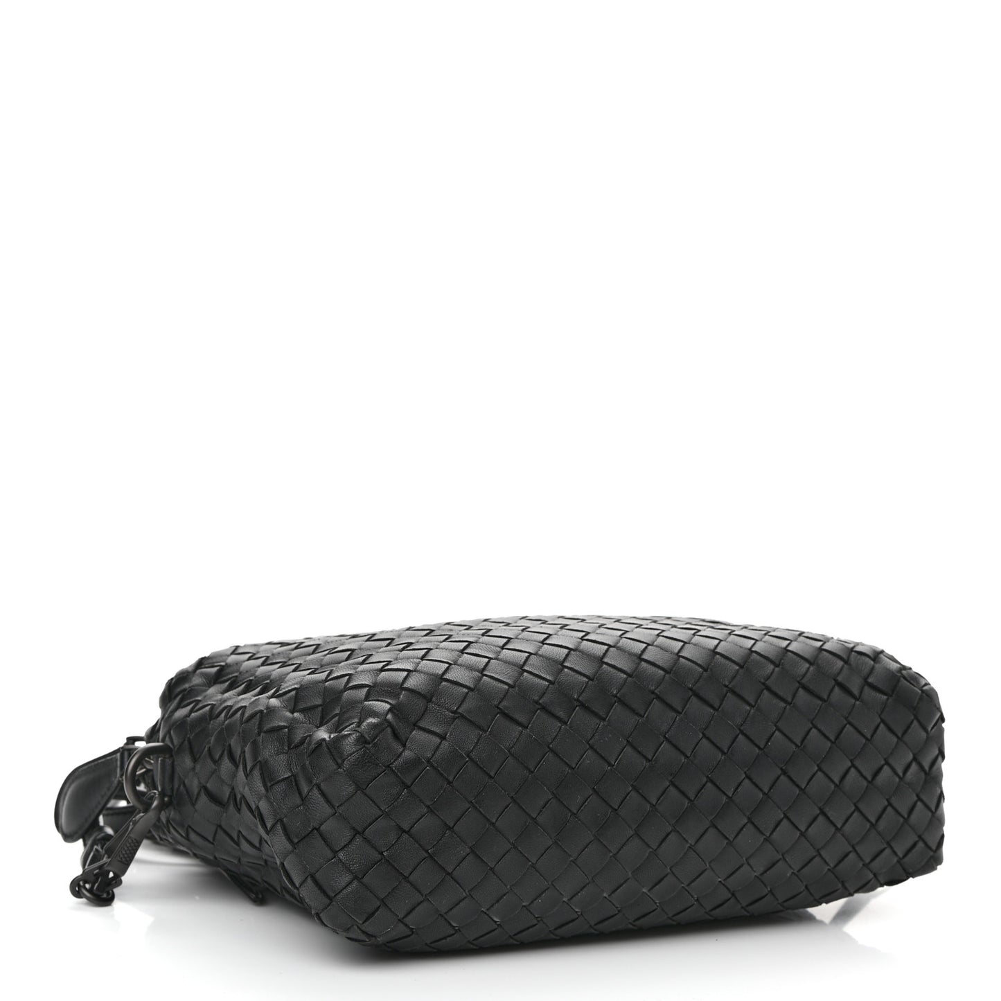 Nappa Intrecciato Crossbody Messenger Black