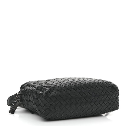 Bottega Veneta Nappa Intrecciato Crossbody Messenger Black 4 of 9