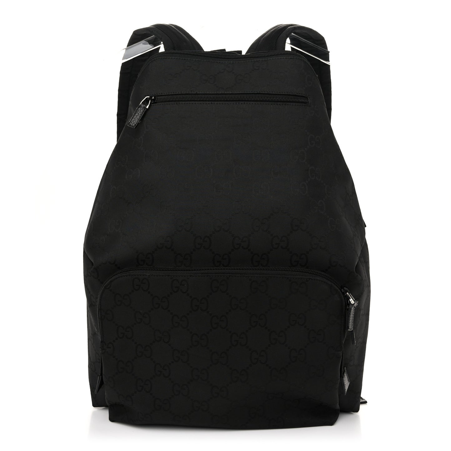 Nylon Monogram Medium Backpack Black