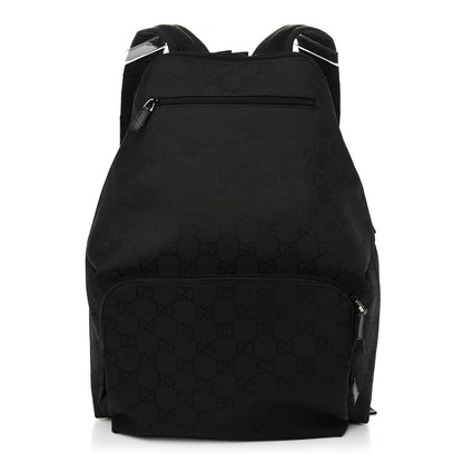 Gucci Nylon Monogram Medium Backpack Black 1 of 12