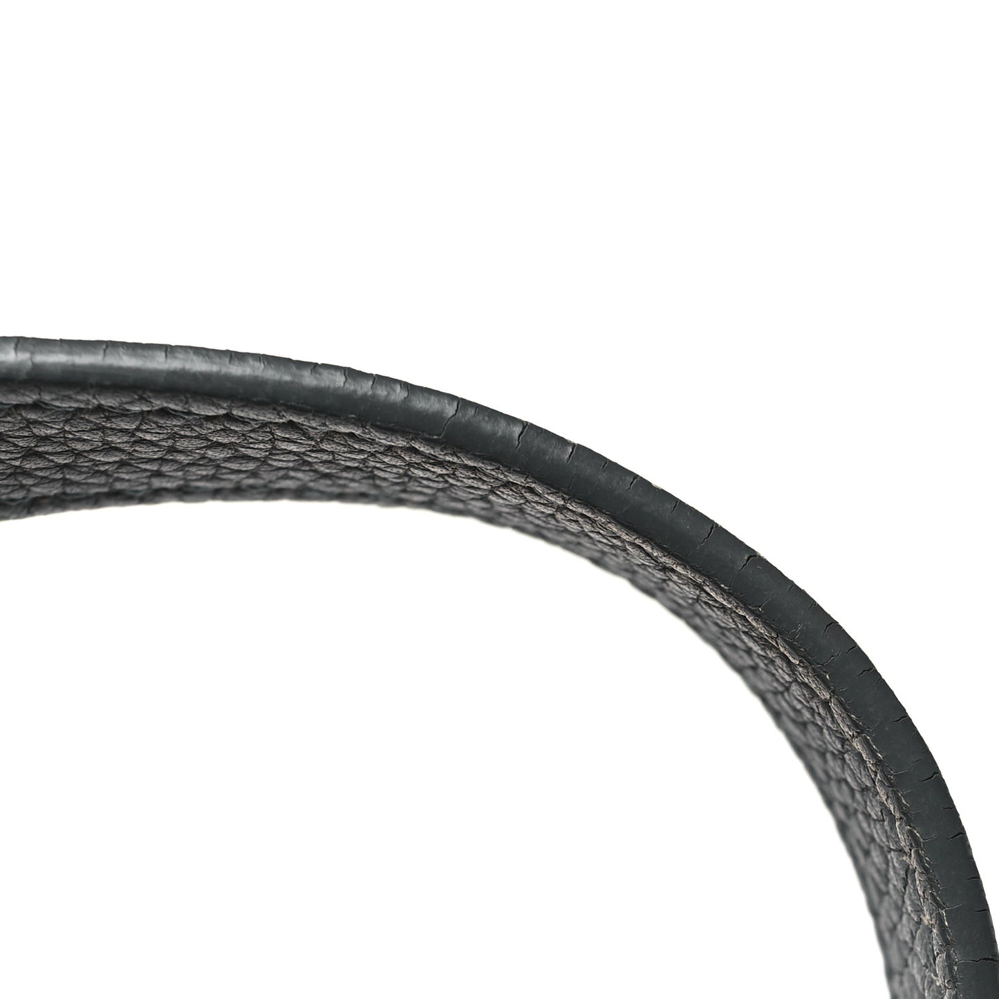 Drummed Calfskin Nano Luggage Kohl