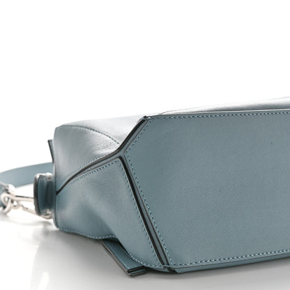 Loewe Calfskin Small Puzzle Bag Stone Blue 8 of 9