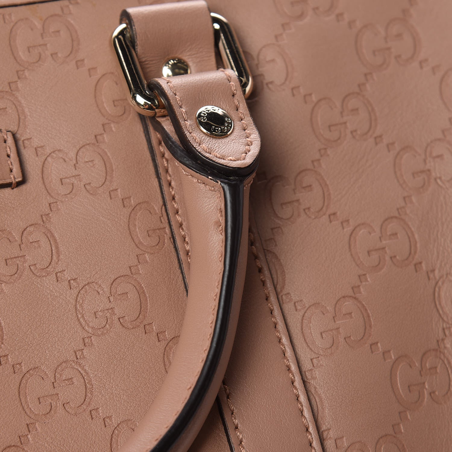 Gucci Guccissima Medium Joy Boston Winter Rose 11 of 12