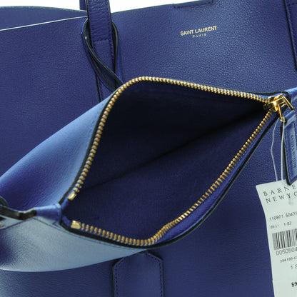 Saint Laurent Calfskin Large Shopping Tote Ultramarine 7 of 10