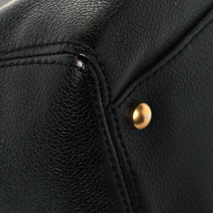 Chanel Grained Calfskin CC Shoulder Bag Black 8 of 11