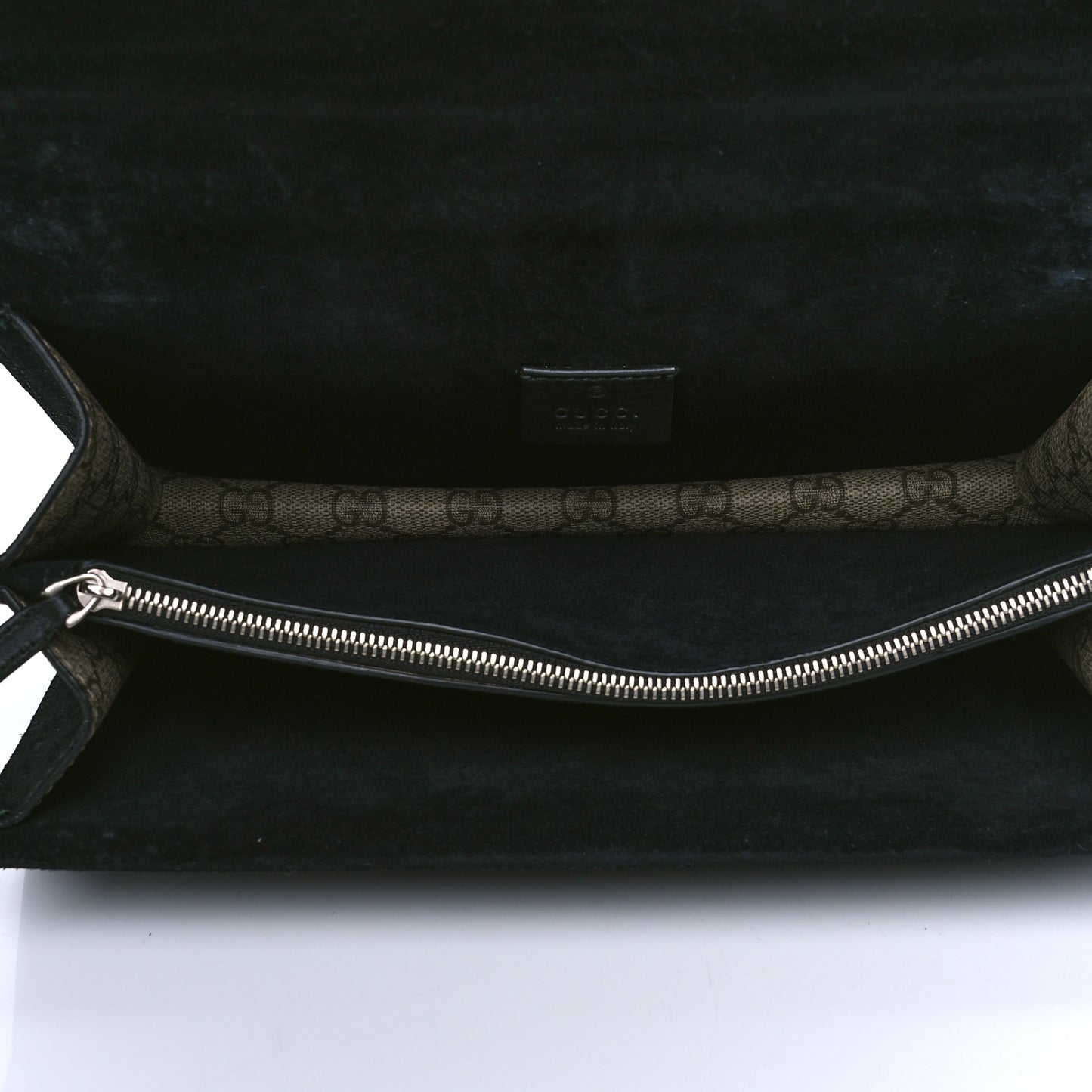 GG Supreme Monogram Small Dionysus Shoulder Bag Black