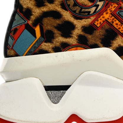 Christian Louboutin Neoprene Space Run Loubileo Donna Flat Sneakers 38 Multi 11 of 16
