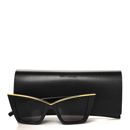 Saint Laurent Cat Eye Kate SL570 Sunglasses Black 8 of 8
