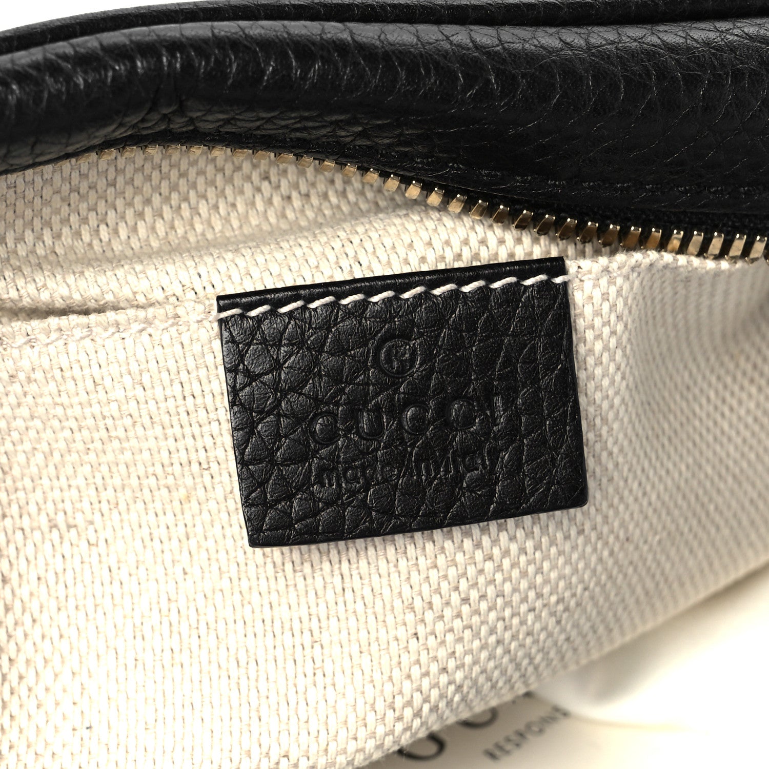 Gucci Pebbled Calfskin Small Soho Disco Bag Black 6 of 11