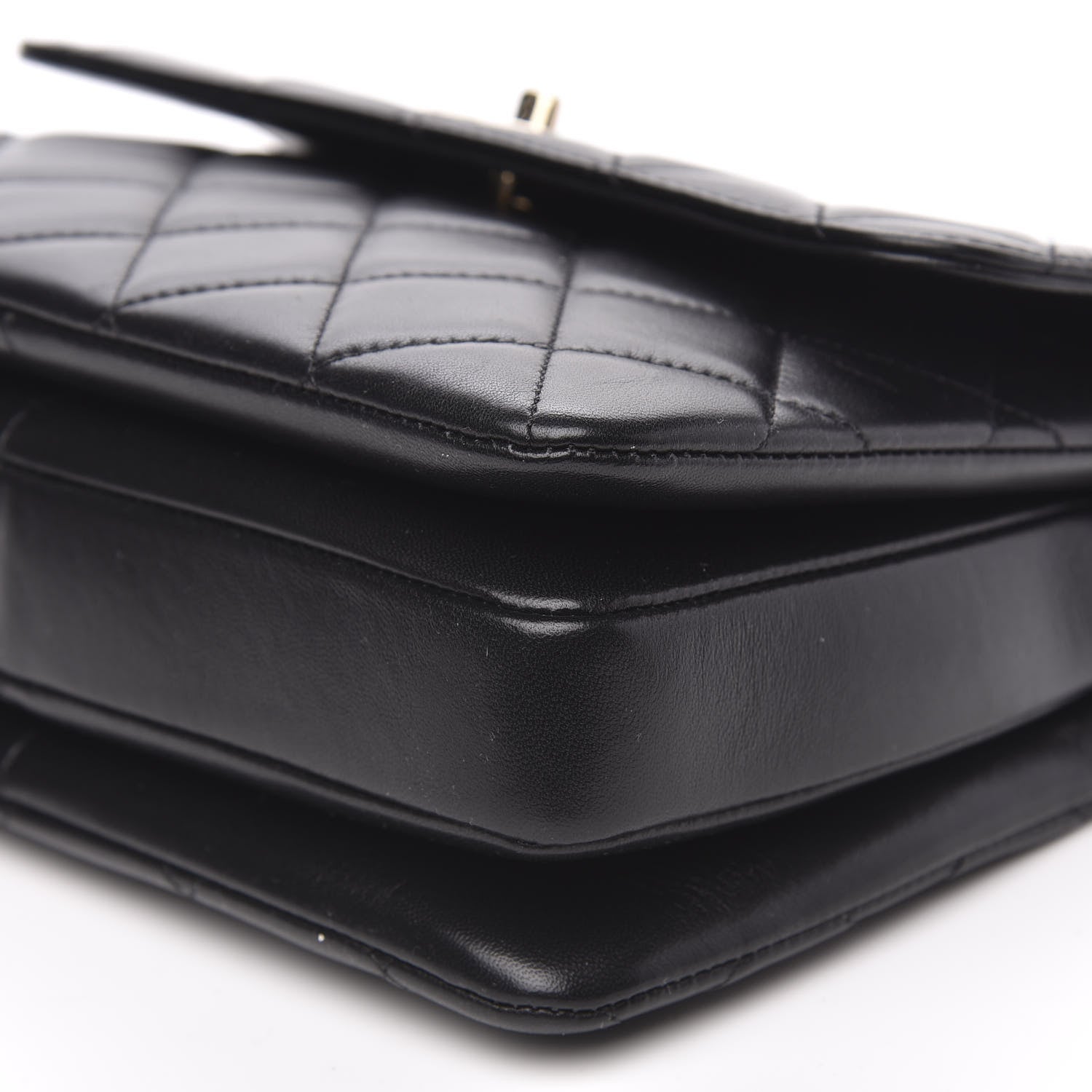 Chanel Lambskin Quilted Small Trendy CC Dual Handle Flap Bag Black 10 of 12