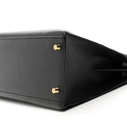 Hermes Epsom Kelly Sellier 28 Black 9 of 11