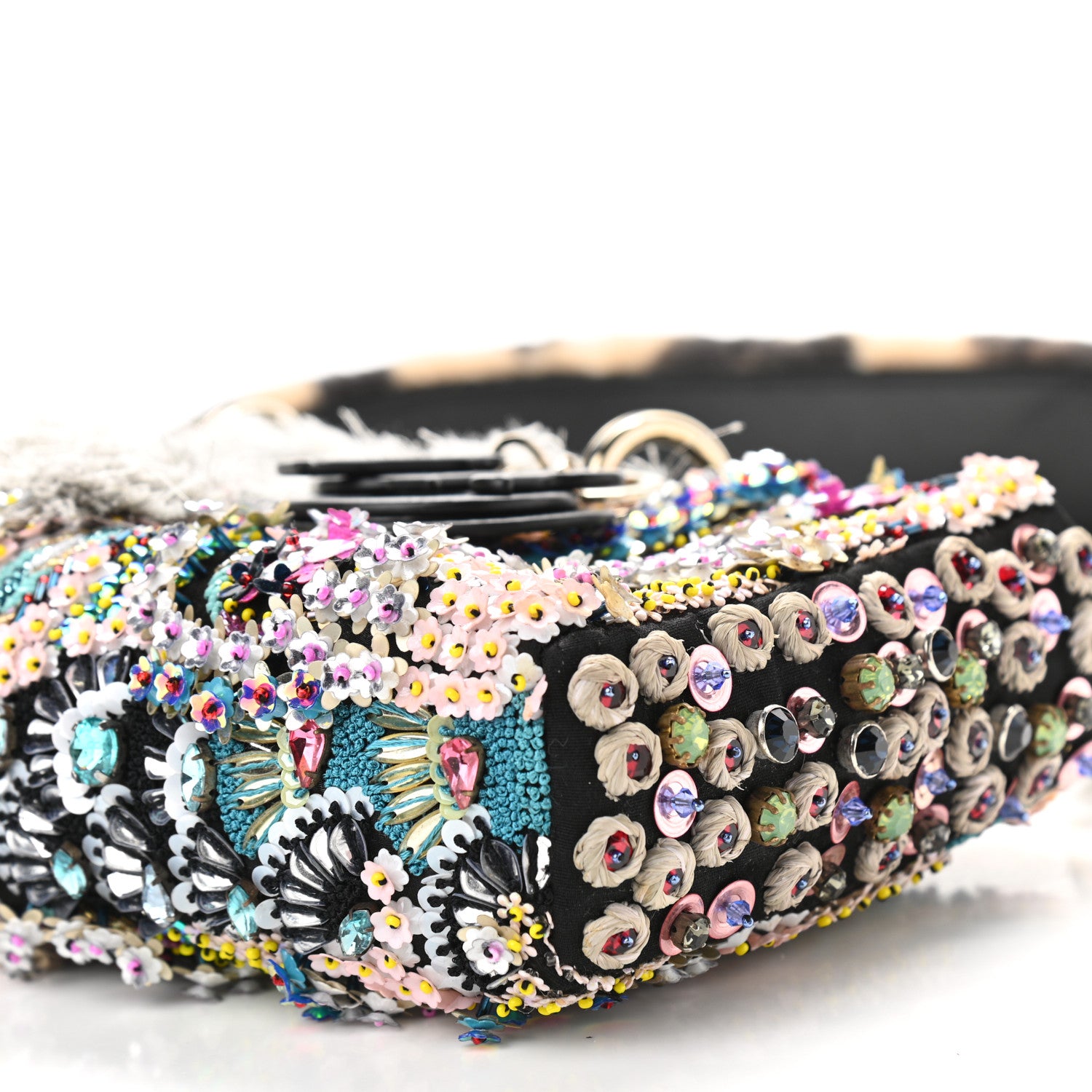 Christian Dior Embroidered Sequin East West Lady Dior Multicolor 11 of 11