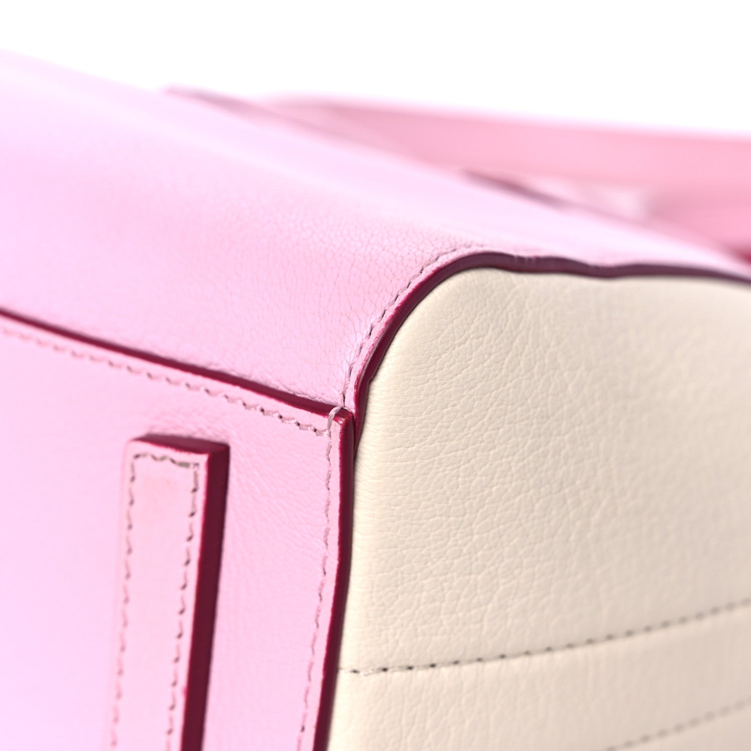 Givenchy Sugar Goatskin Mini Tri-Color Antigona Bright Pink White Fuchsia 10 of 16