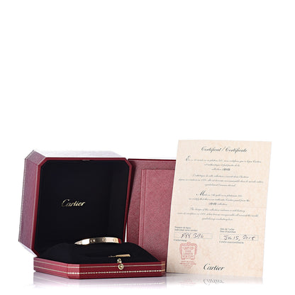 Cartier 18K Yellow Gold LOVE Bracelet 16 8 of 8