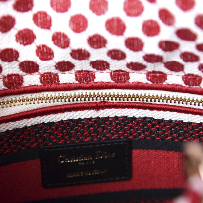 Christian Dior Canvas Medium DiorAmour Dots Lady D-Lite Red 8 of 10