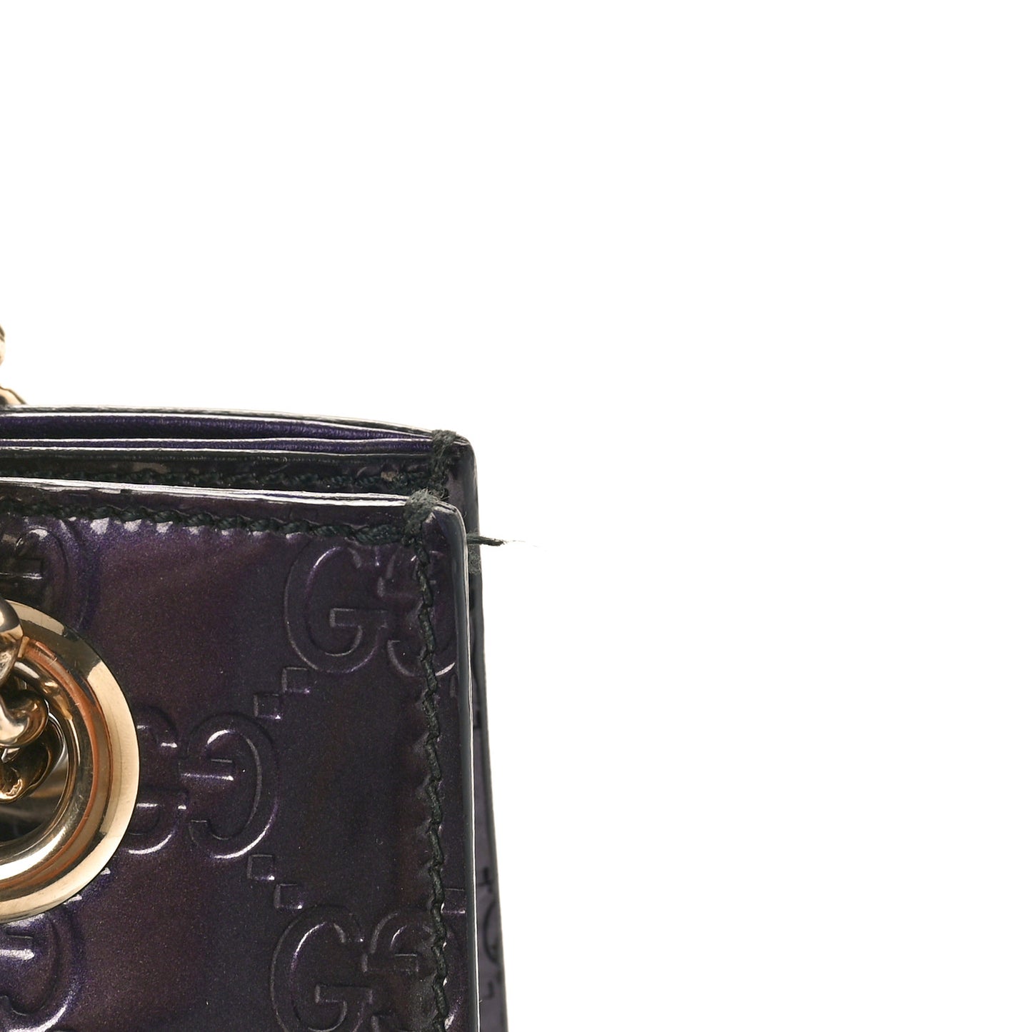 Shine Guccissima Large Emily Chain Shoulder Bag Melanzana