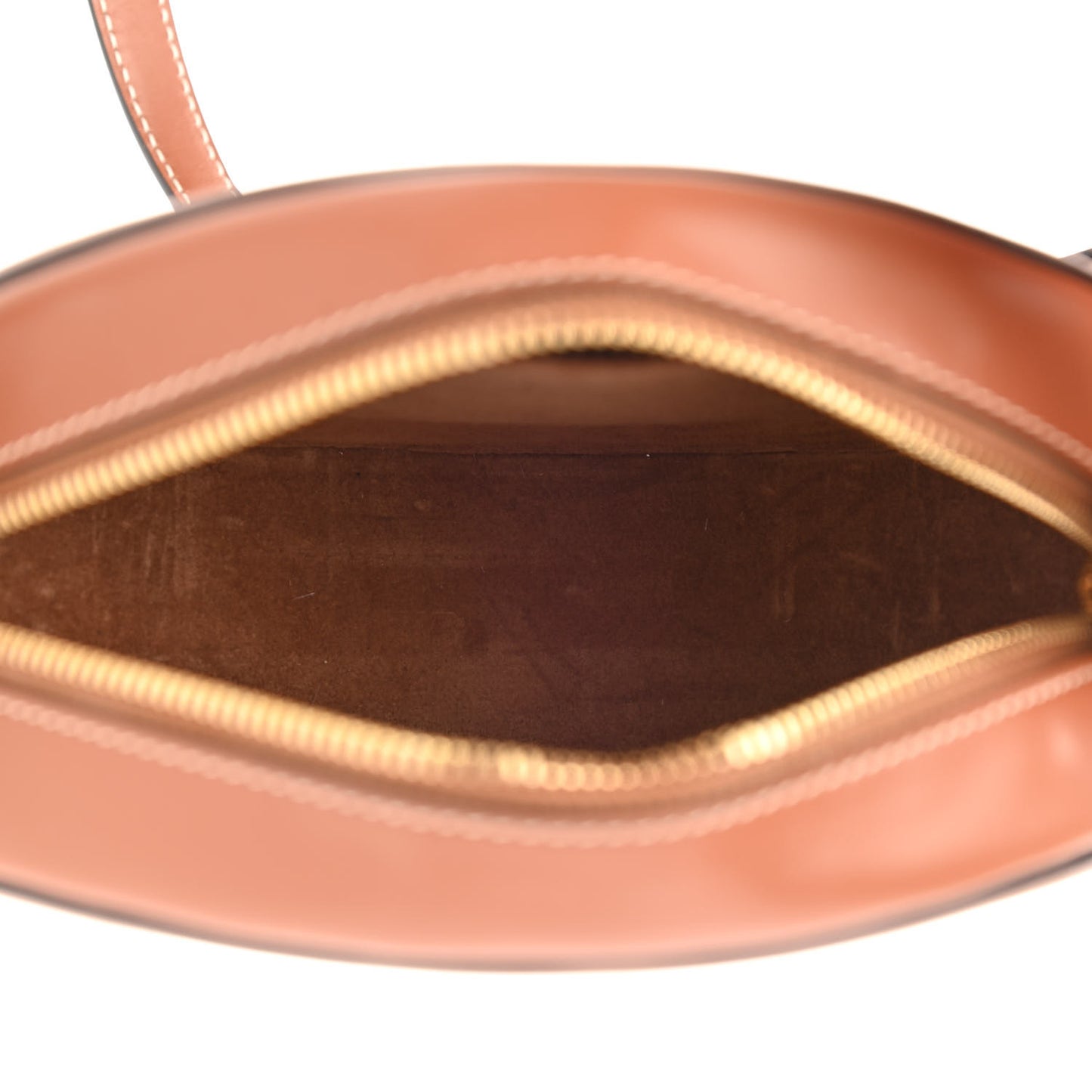 Smooth Calfskin Cuir Triomphe Oval Bag Tan