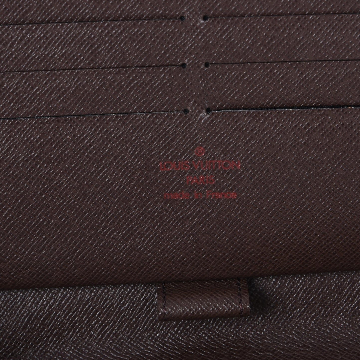 Damier Ebene Zippy Organizer Wallet