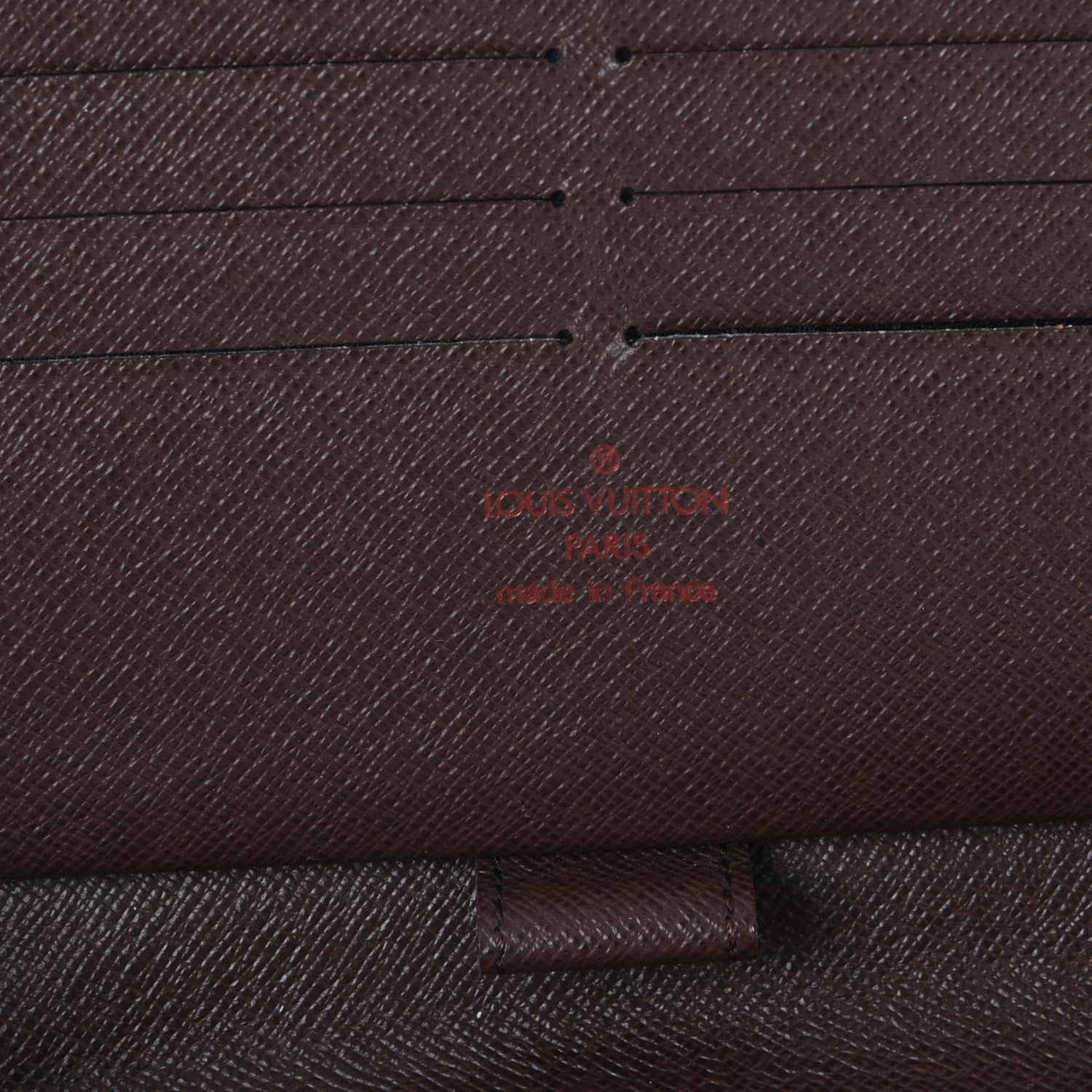 Louis Vuitton Damier Ebene Zippy Organizer Wallet 6 of 7