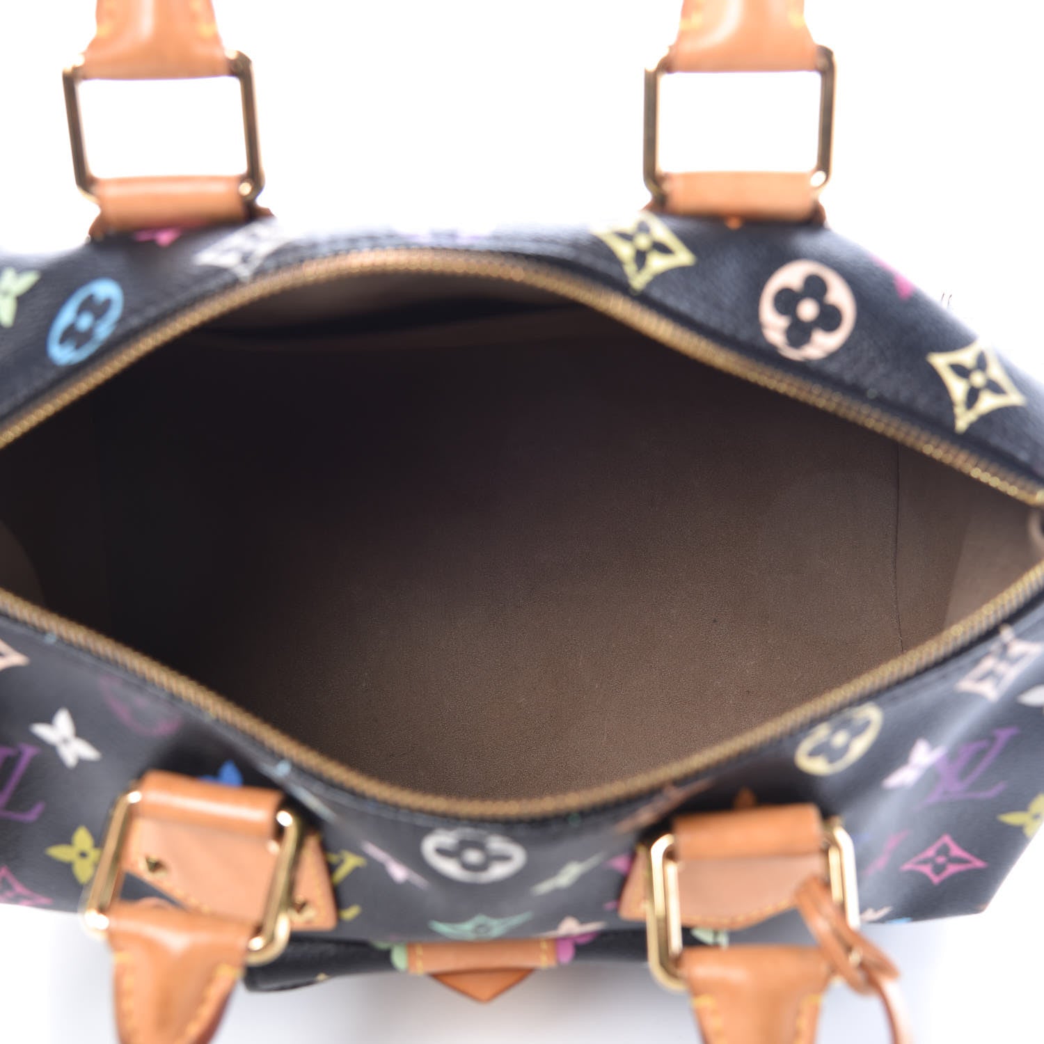 Louis Vuitton Monogram Multicolor Speedy 30 Black 5 of 17
