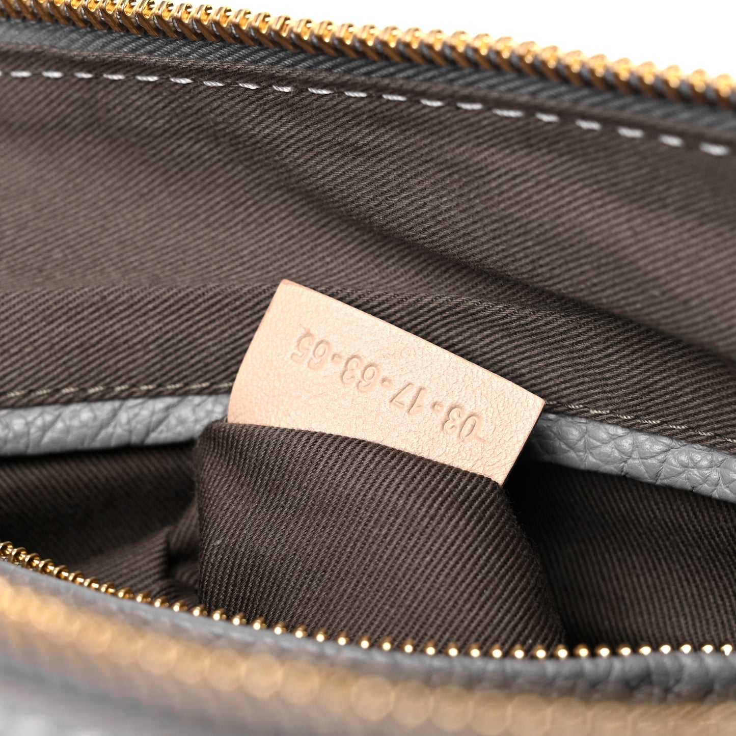 Calfskin Medium Marcie Satchel Cashmere Grey