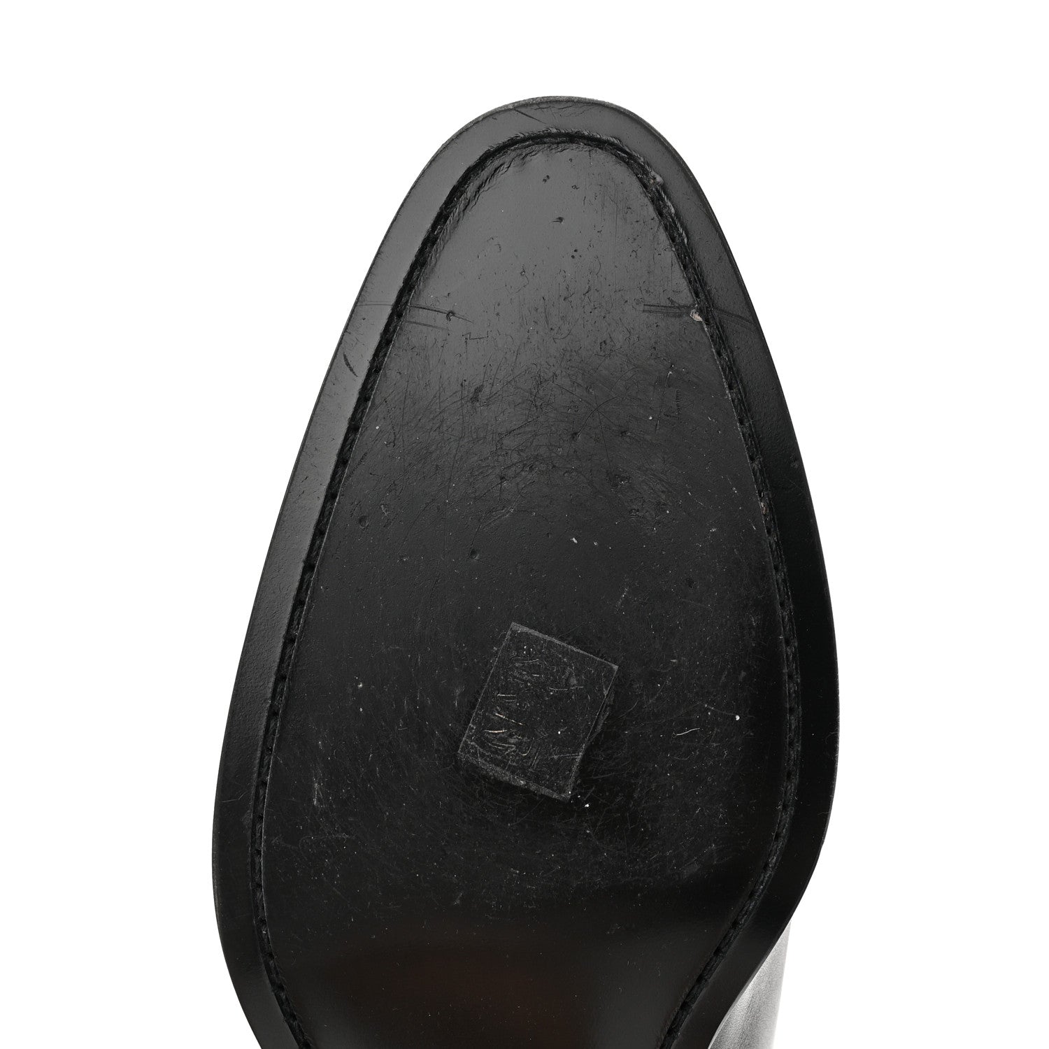 Saint Laurent Calfskin Mens Wyatt Chelsea Boots 45 Black 10 of 12