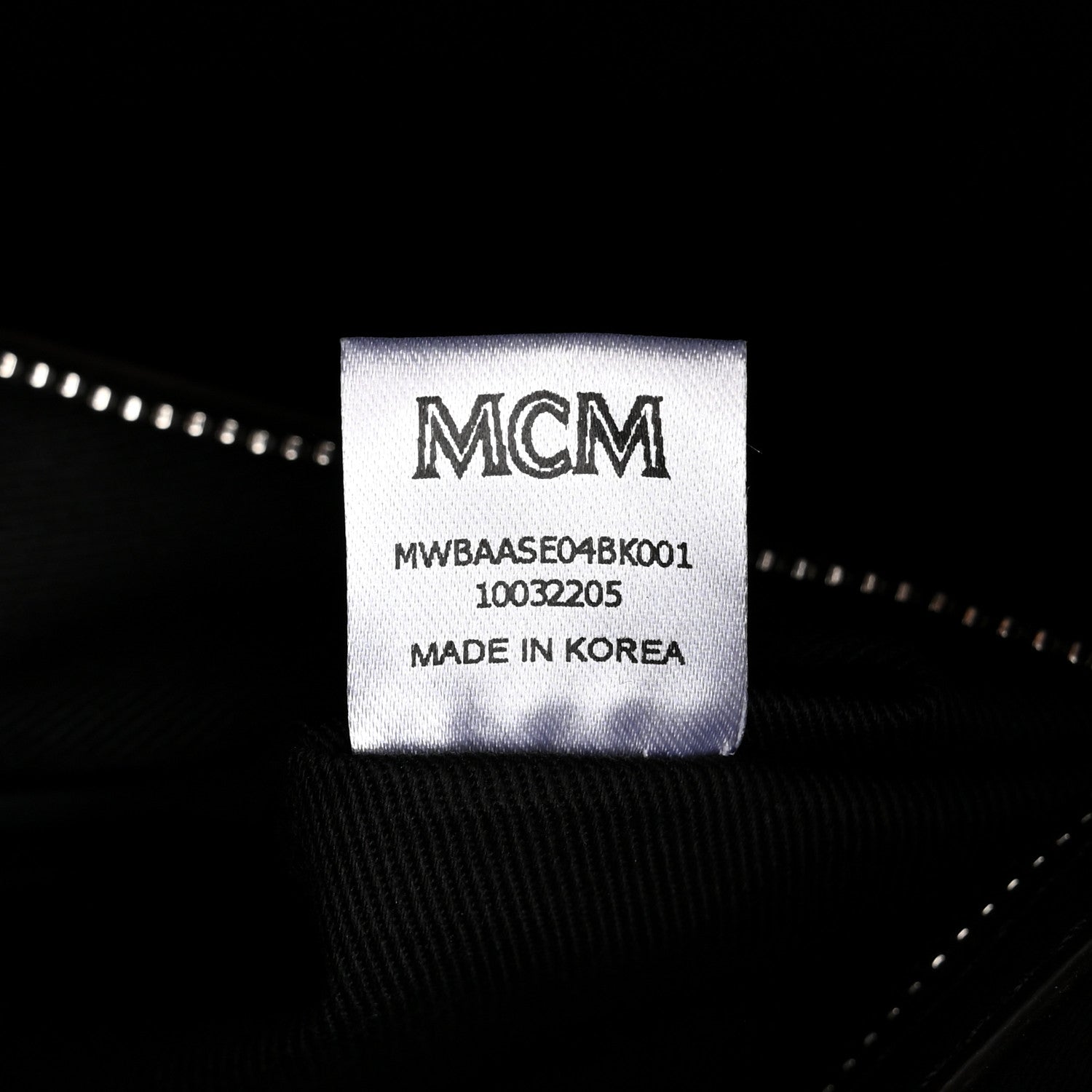 MCM Calfskin Ottomar Monogram Essential Boston Bag Black 6 of 9