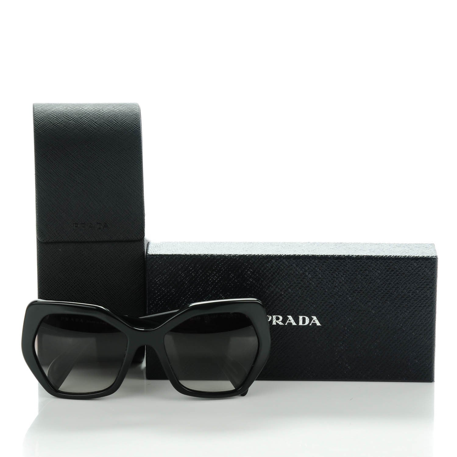 Prada Sunglasses SPR 16R Black 6 of 6