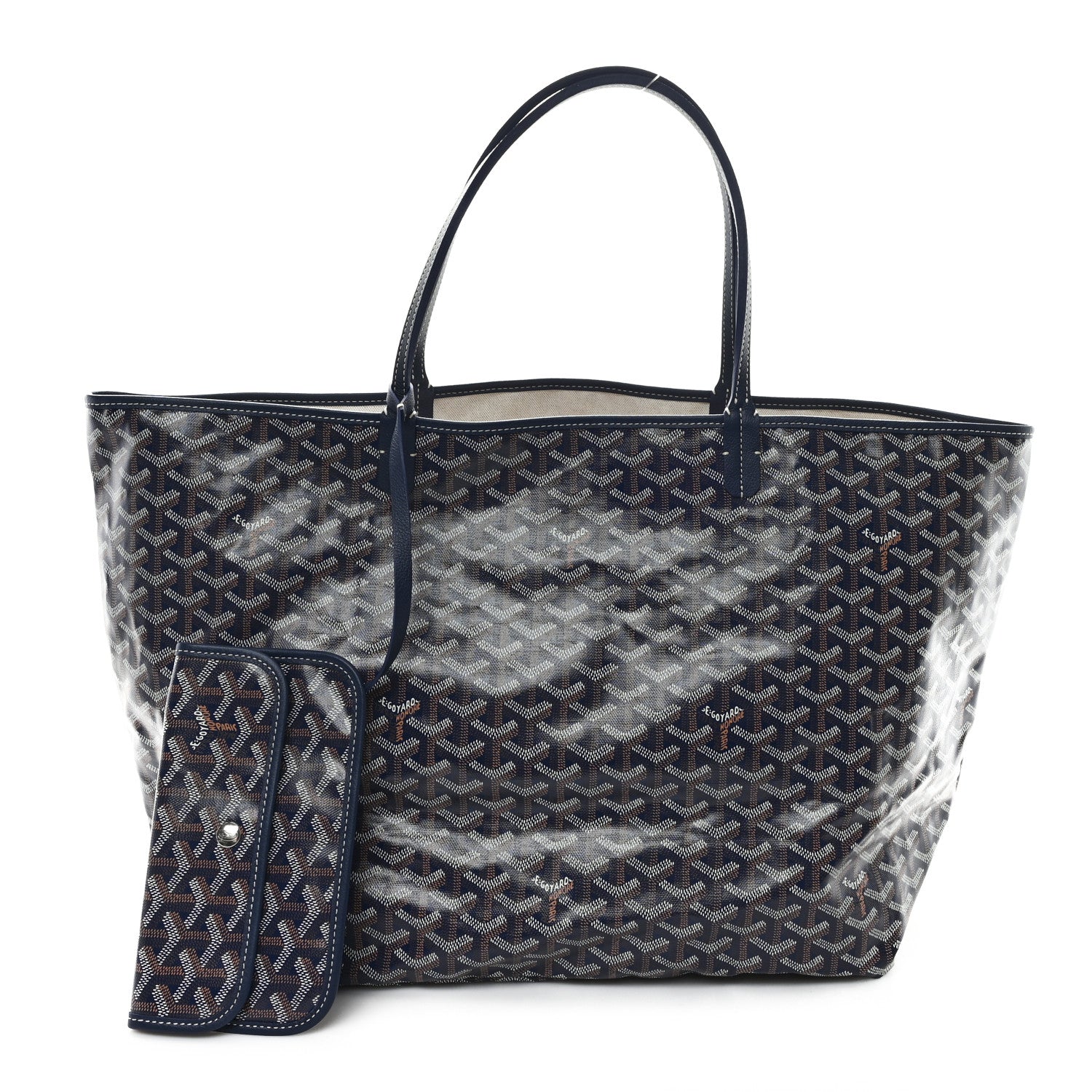 Goyard Goyardine Saint Louis GM Navy 2 of 9
