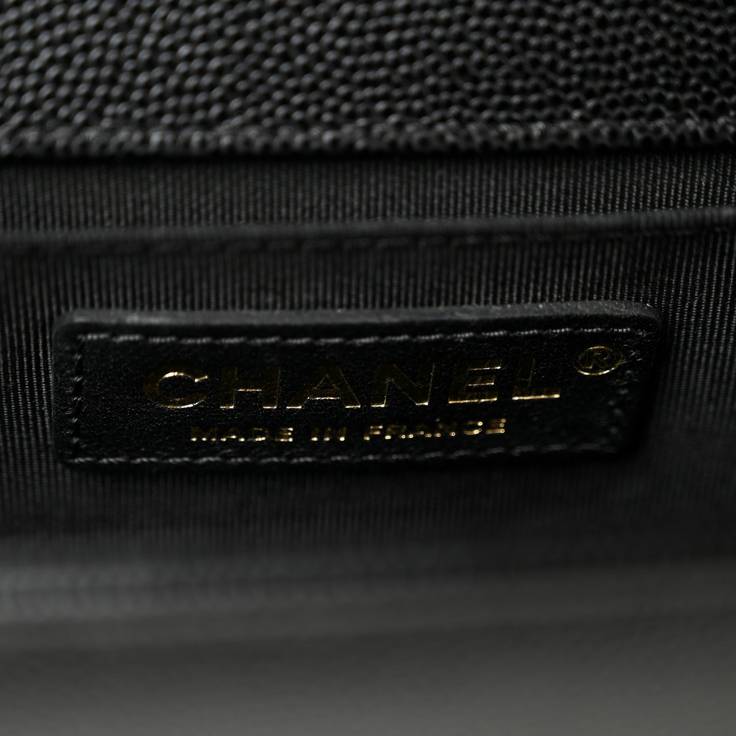 Caviar Quilted Medium Boy Flap Black