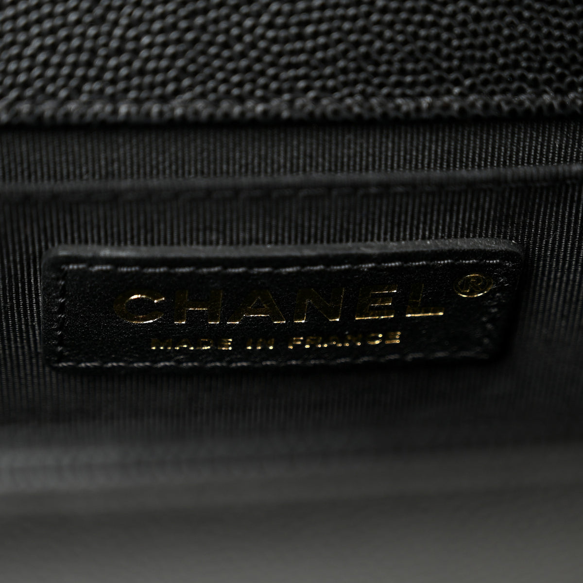 Caviar Quilted Medium Boy Flap Black