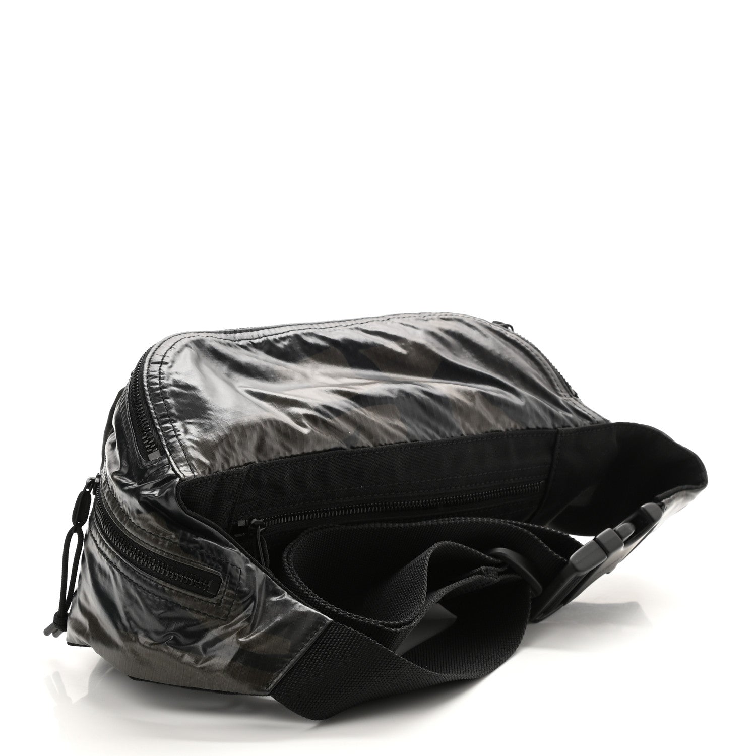 Saint Laurent Nylon Logo Ripstop Body Belt Bag Black 3 of 7