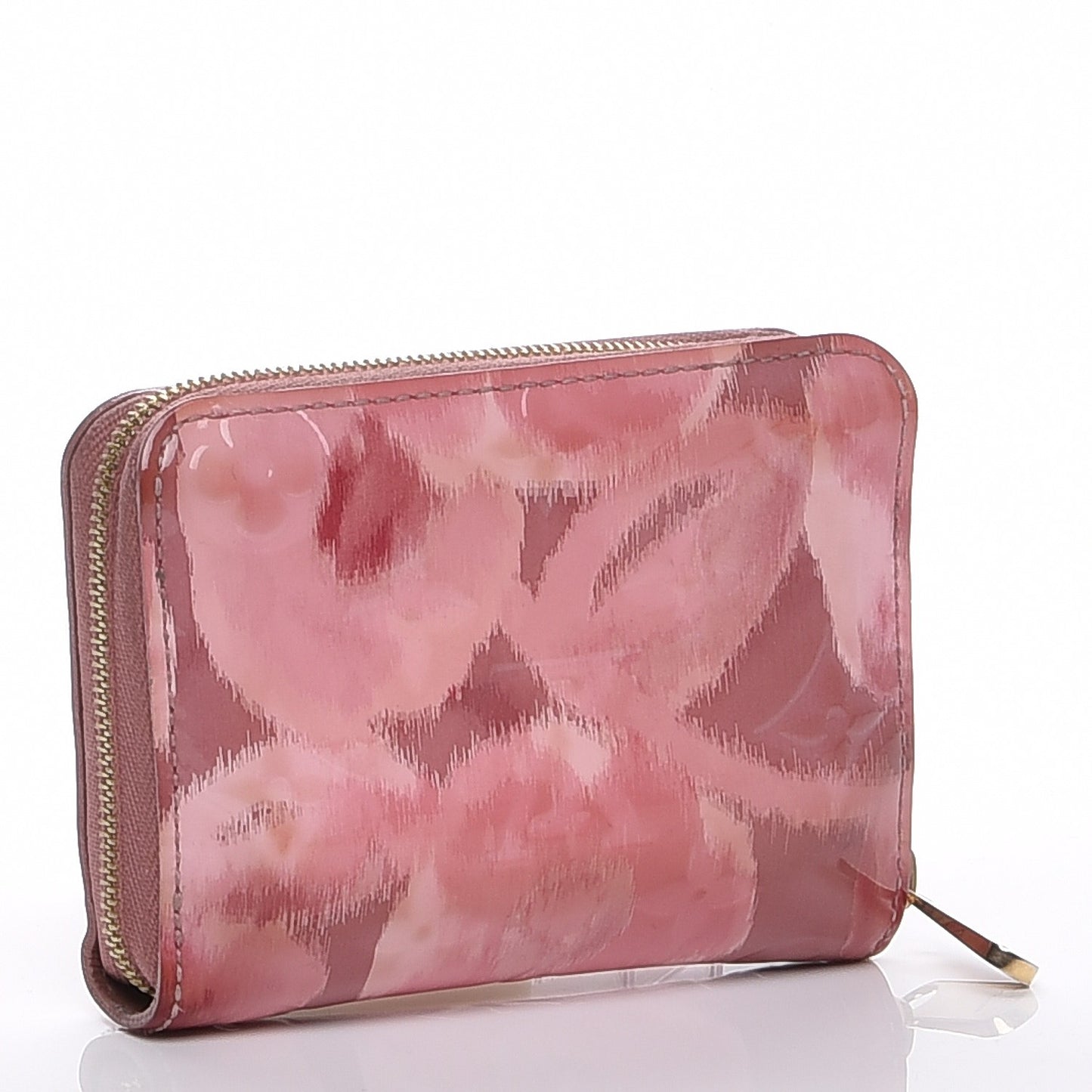 Vernis Ikat Zippy Coin Purse Rose Velours