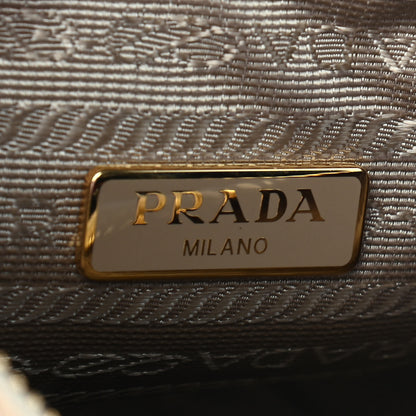 Prada Yarn Raffia Effect Crochet Re-Edition 2005 Shoulder Bag Naturale 6 of 10