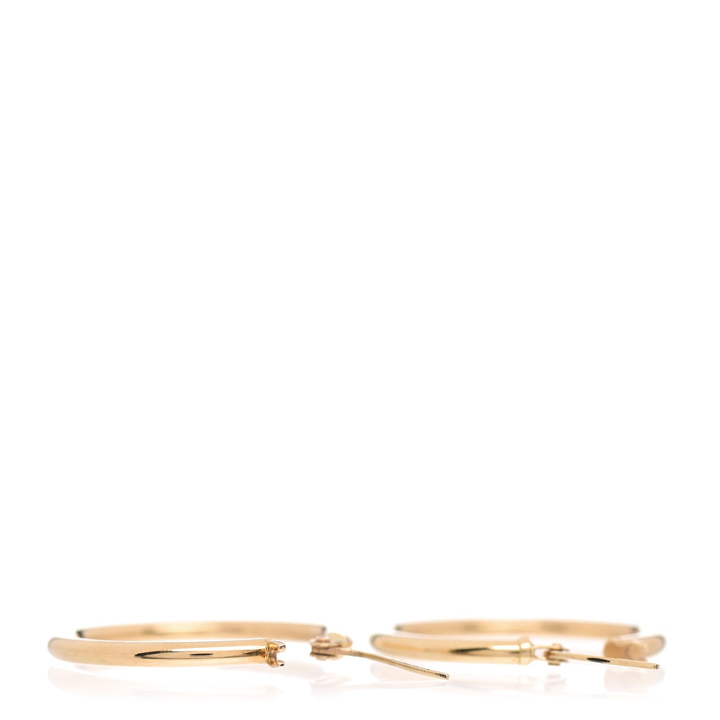 18K Yellow Gold Small Hoop Earrings