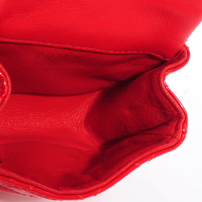 Chanel Patent Leather 2.55 Ankle Wrist Bag Red 6 of 8