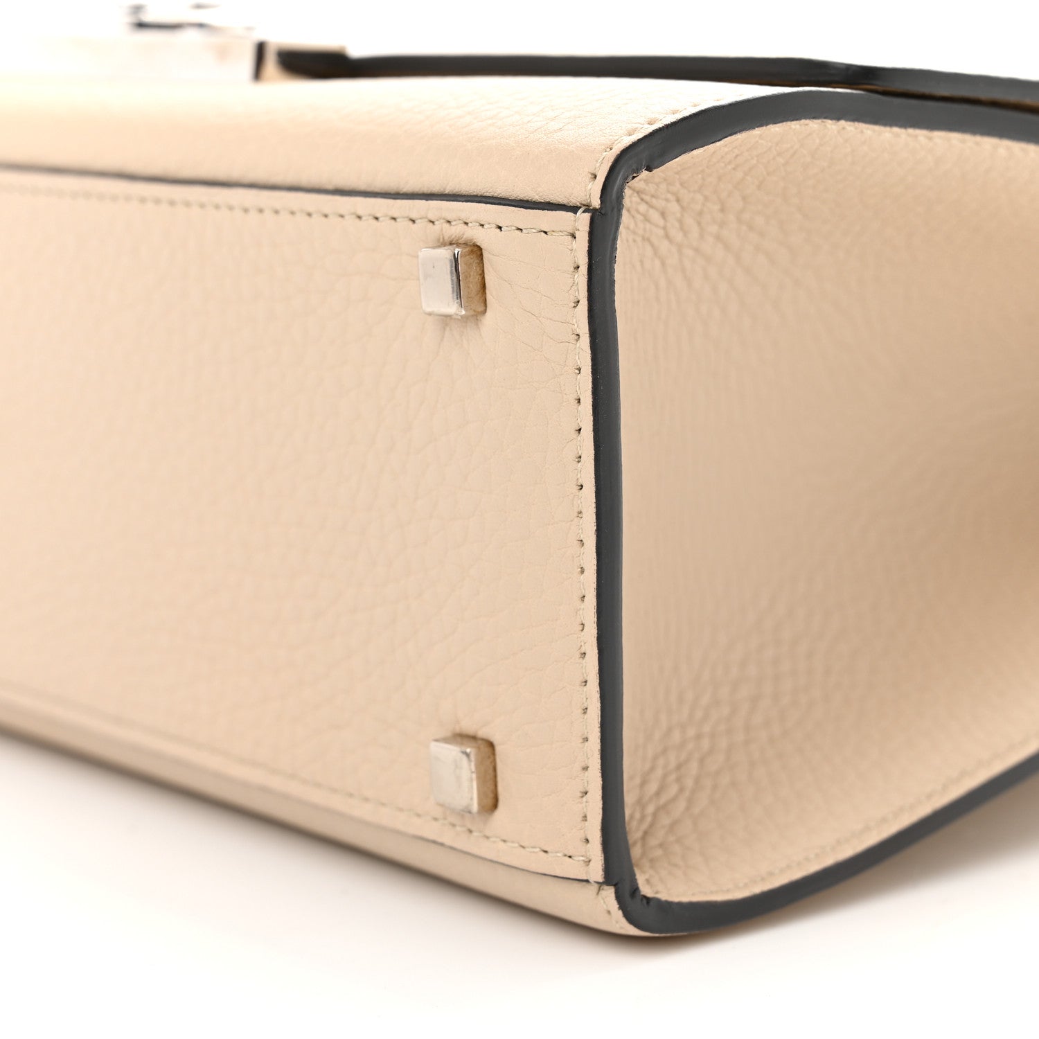 Moynat Taurillon Blush Rejane PM Tourterelle 9 of 9