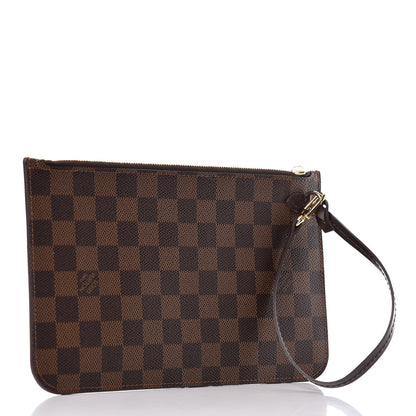 Louis Vuitton Damier Ebene Neverfull MM GM Pochette 3 of 8
