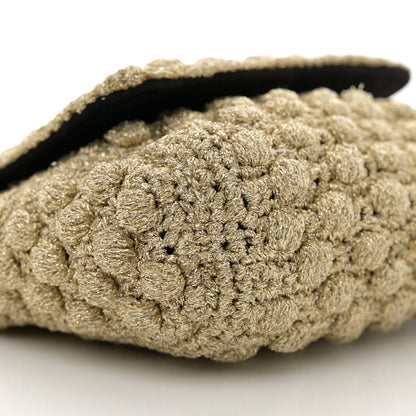 Dolce & Gabbana Woven Raffia Sicily Micro Crochet Flap Bag 8 of 9