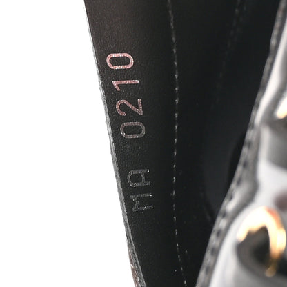 Louis Vuitton Patent Calfskin Monogram Star Trail Ankle Boots 37.5 Black 9 of 12