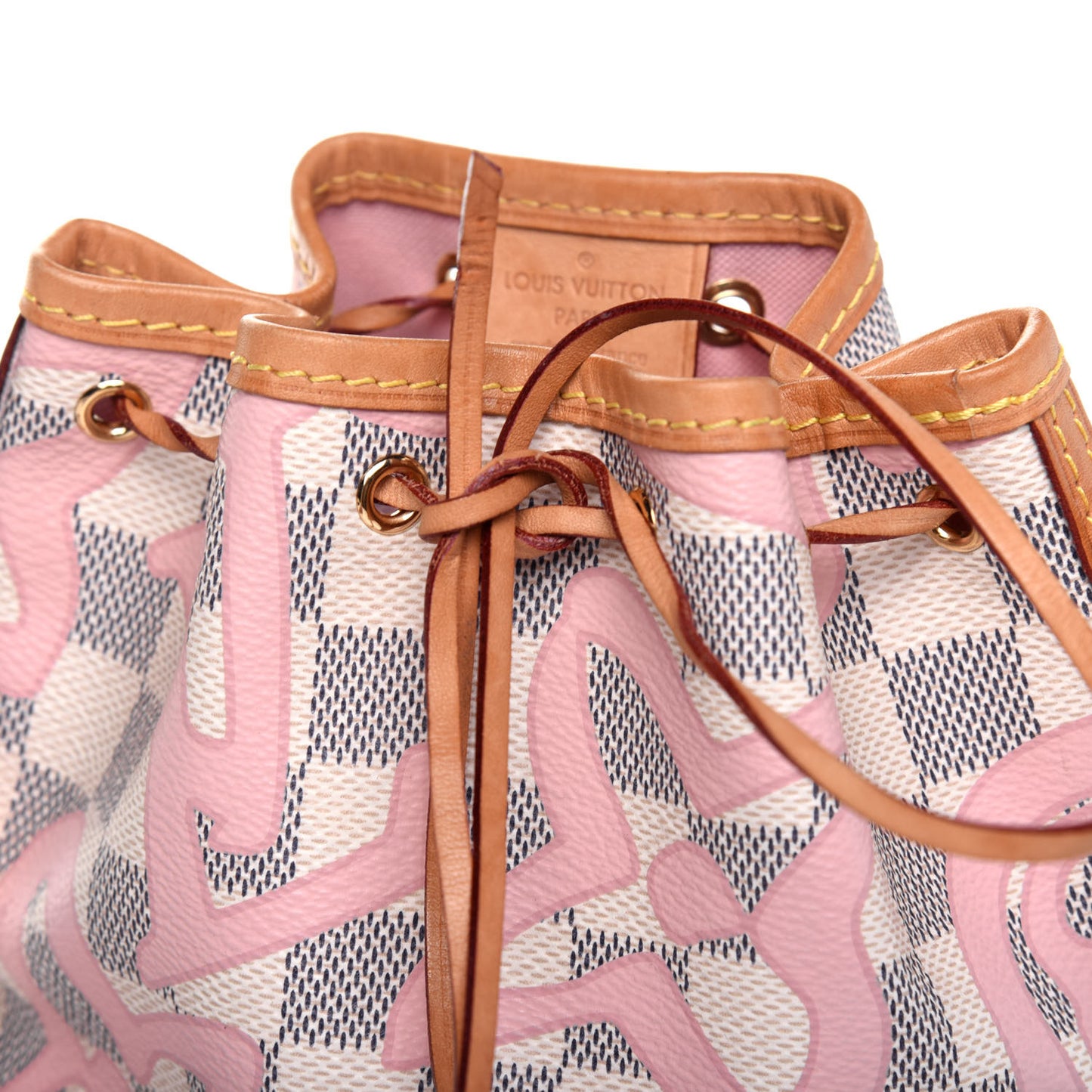 Damier Azur Tahitienne Nano Noe Rose Ballerine