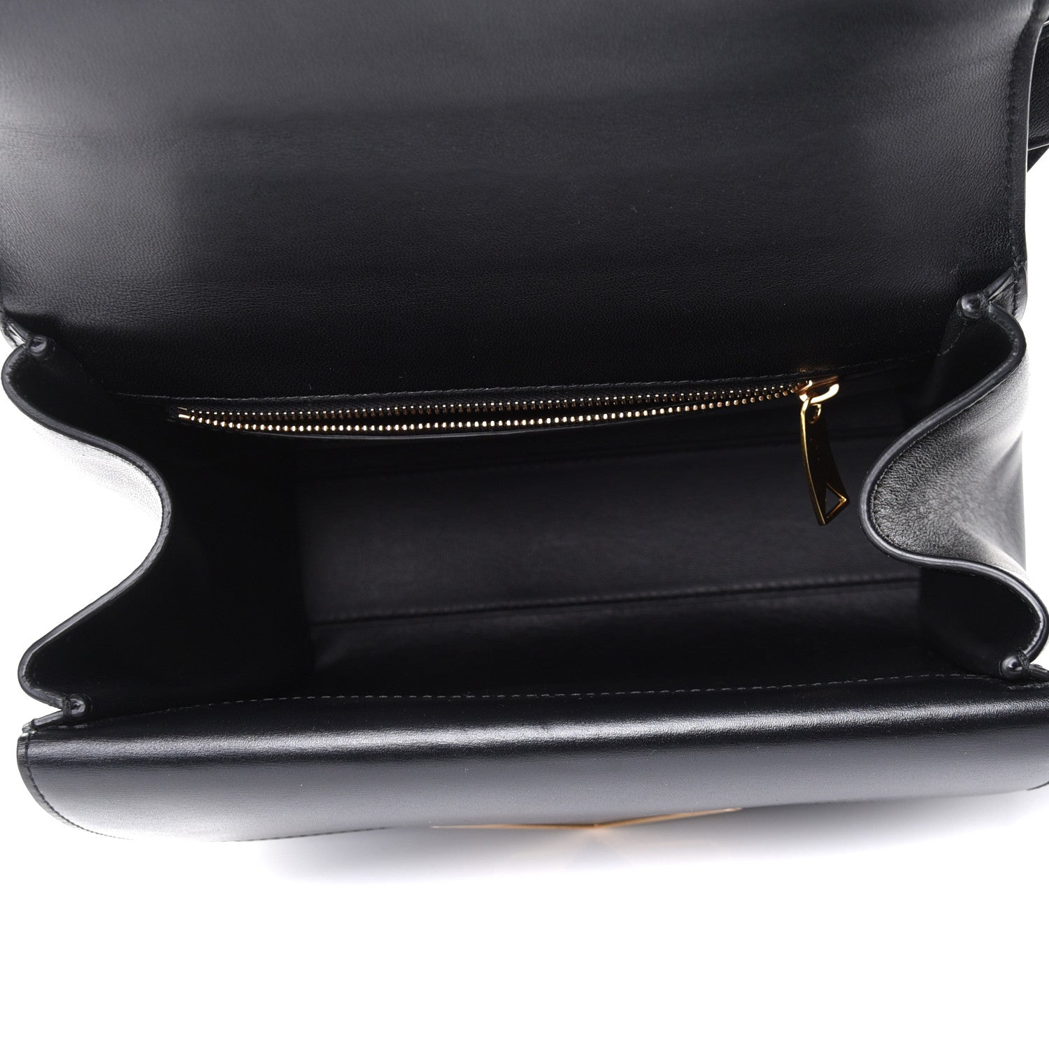 Bottega Veneta Box Calfskin Nappa Clip Bag Black 5 of 10