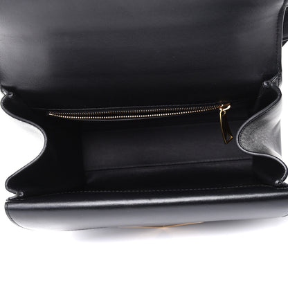 Bottega Veneta Box Calfskin Nappa Clip Bag Black 5 of 10