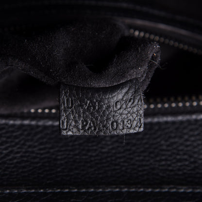 Celine Drummed Calfskin Micro Luggage Black 7 of 10