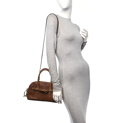 Miu Miu Nappa Aviator Small Aventure Bag Rovere 3 of 9