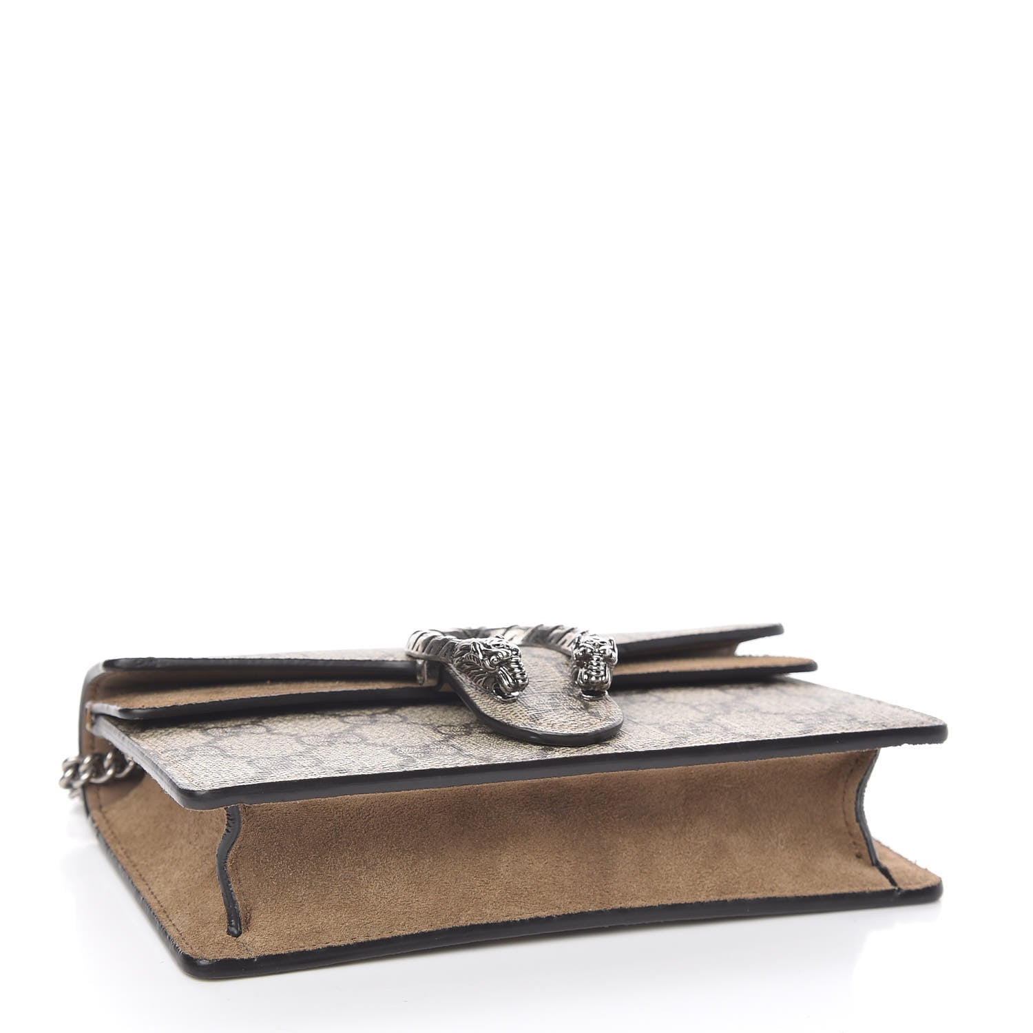 Gucci GG Supreme Monogram Super Mini Dionysus Shoulder Bag Taupe 4 of 10