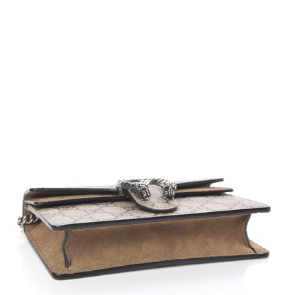 Gucci GG Supreme Monogram Super Mini Dionysus Shoulder Bag Taupe 4 of 10