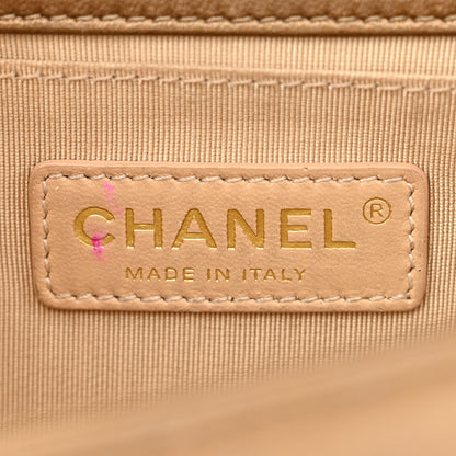 Chanel Metallic Calfskin Quilted Small Boy Flap Gold 6 of 10