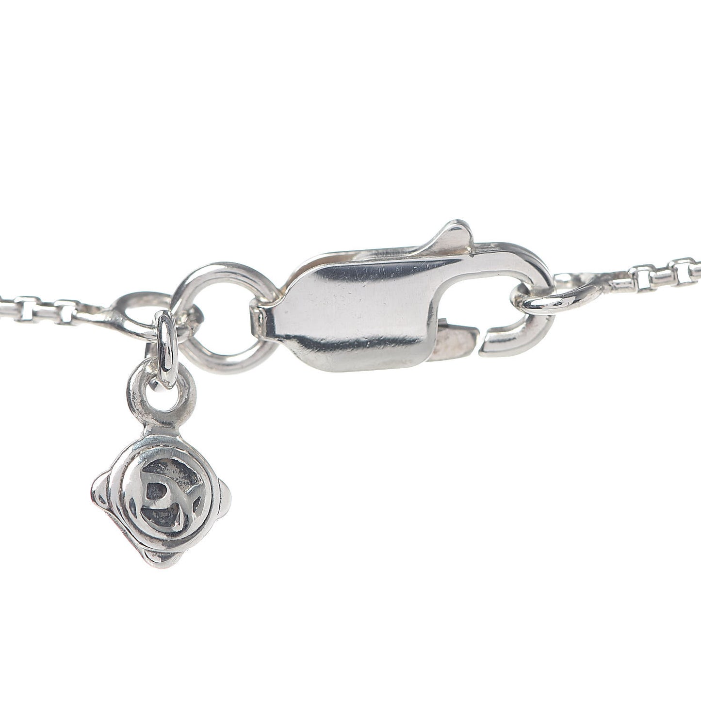 Sterling Silver Diamond Mobile Circle Pendant Necklace