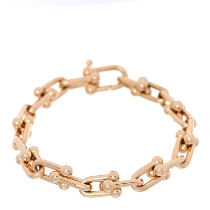 Tiffany 18K Rose Gold Medium HardWear Link Bracelet 1 of 4
